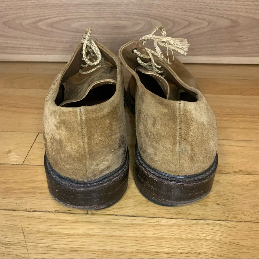 Vince Davies Leather Derby Shoes in Brown - Size 8 - Picture 5 of 10